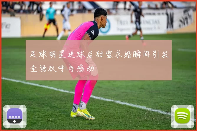 足球明星进球后甜蜜求婚瞬间引发全场欢呼与感动